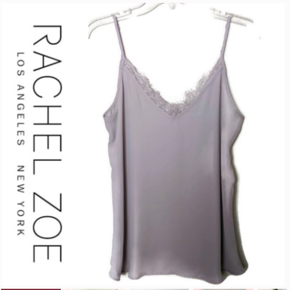 NWT Rachel Zoe Blush Pink Lace Camisole, M
